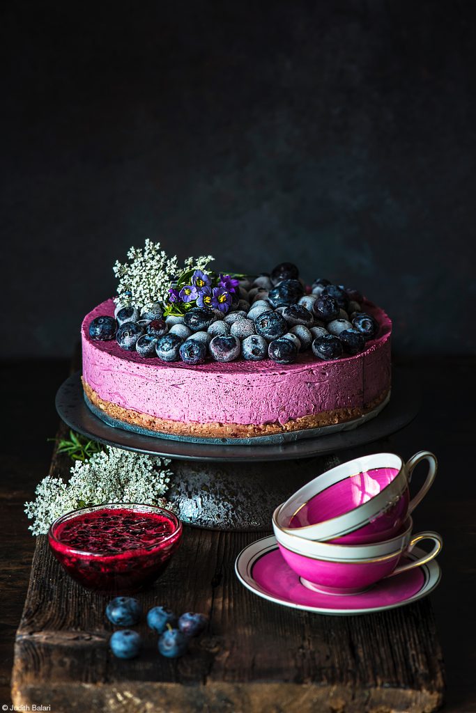 Food Portraiture Judith Balari Blueberry Cheesecake Marks & Spencer