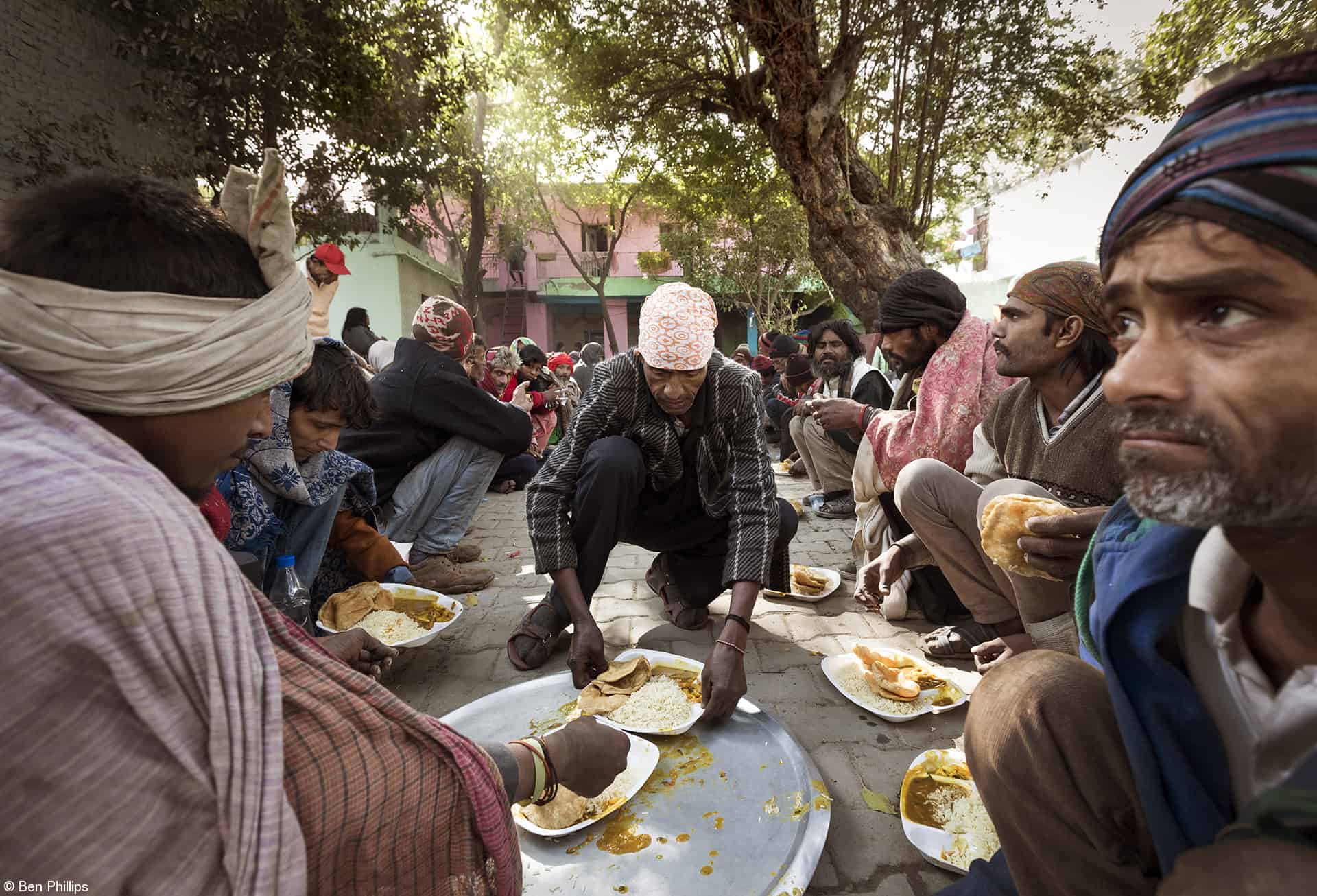 Ben Phillips Feeding Dehli